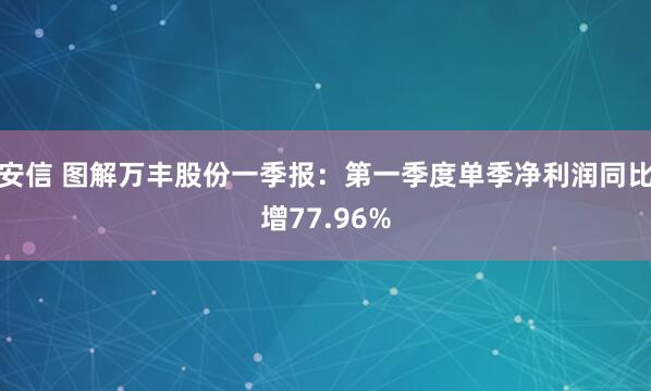 安信 图解万丰股份一季报：第一季度单季净利润同比增77.96%
