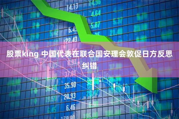 股票king 中国代表在联合国安理会敦促日方反思纠错