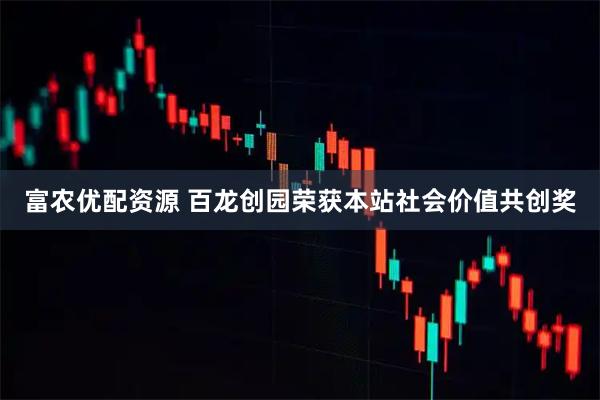 富农优配资源 百龙创园荣获本站社会价值共创奖